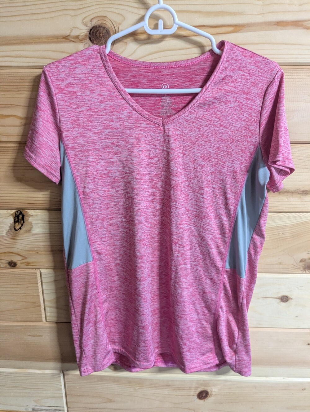 Real Essentials Ladies Small Pink Athletic Tshirt Top
